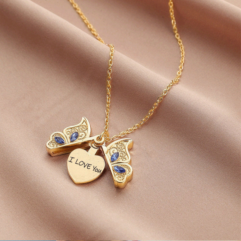 Romantic Butterfly Locket